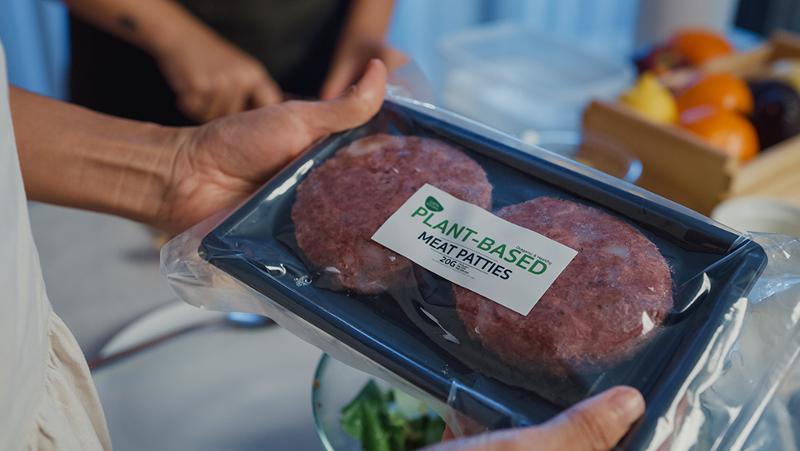 Plant-based meat patties