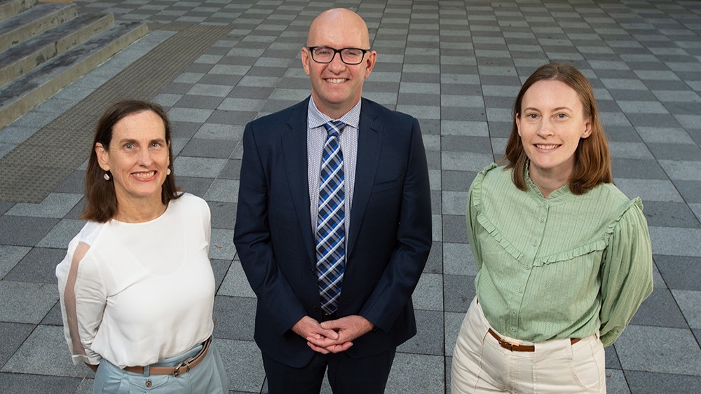 Lindy Willmott, Ben White and Rachel Feeney