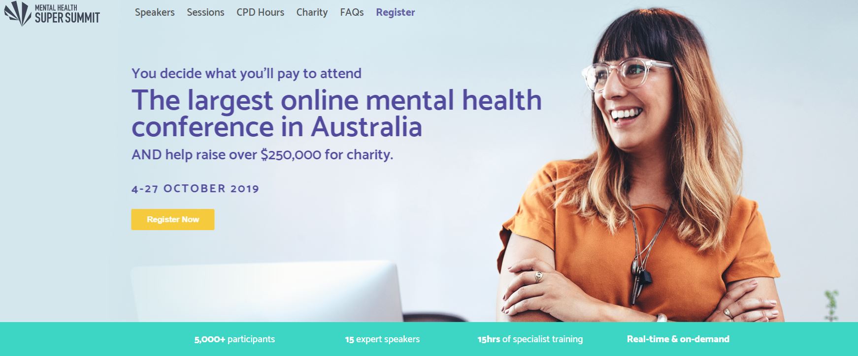 David Kavanagh presents at Mental Health Super Summit Addiction and