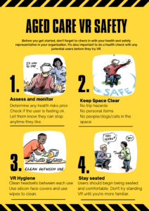 Four-point VR safety assessment