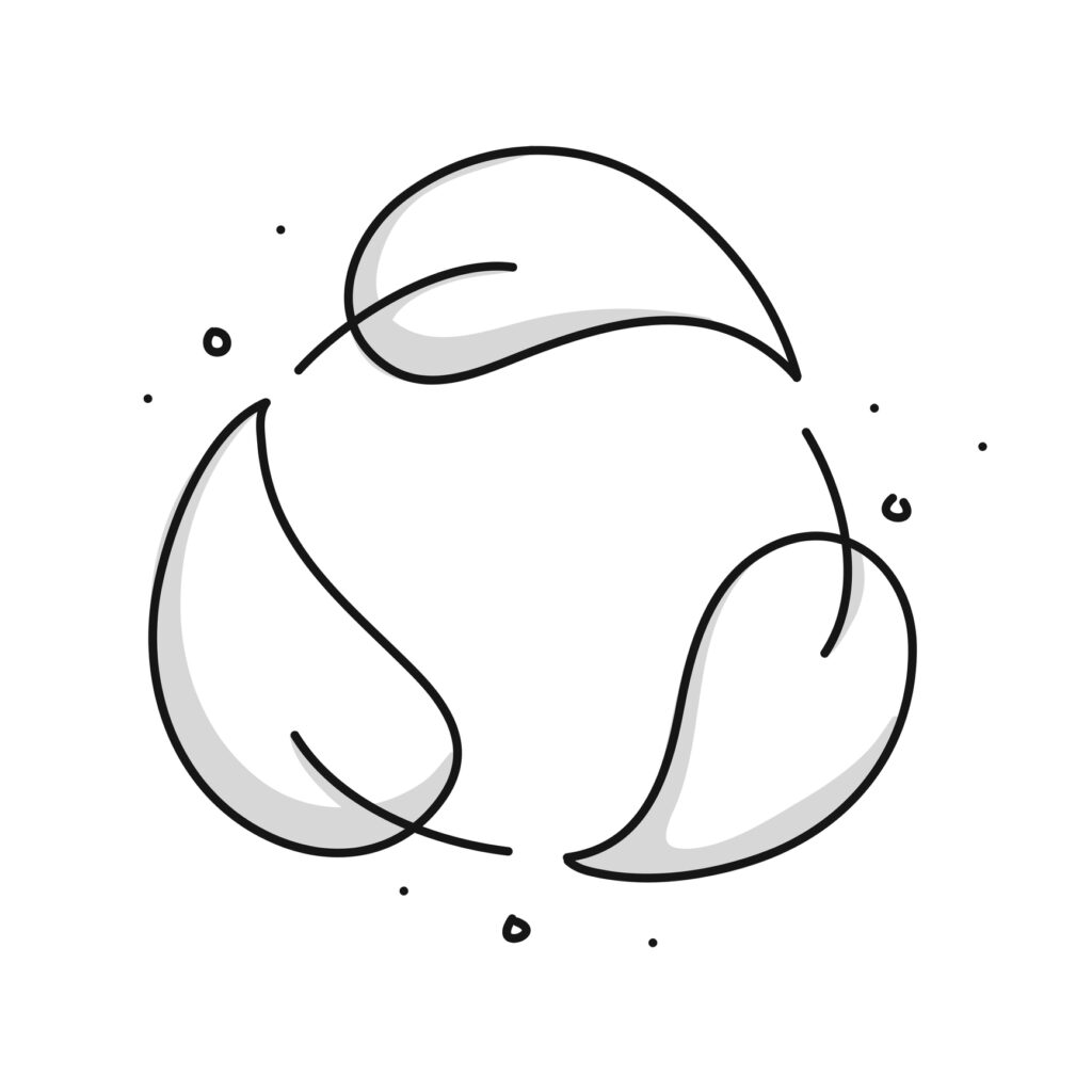 abstract illustration to represent the circular economy