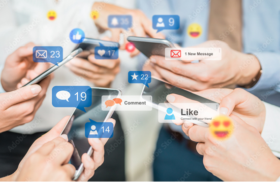 Social media infographic