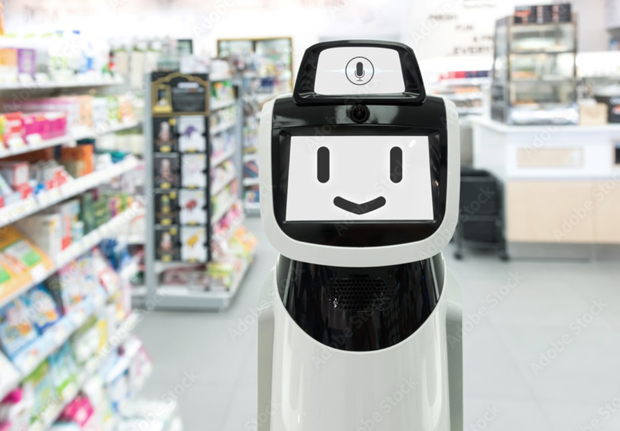 Robot in a supermarket
