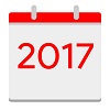Calendar icon for the year 2017
