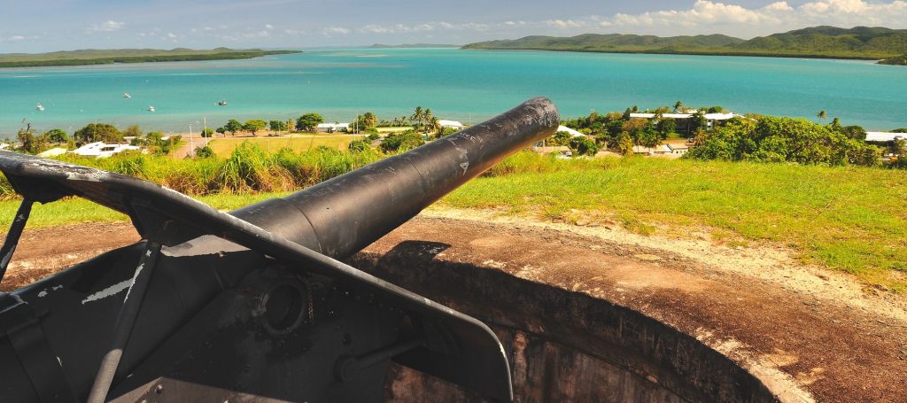Green hill fort on Thursday Island in the Torres Strait