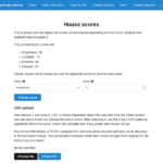 Mobile app server - House scores management