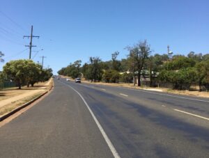 A rural Australian road