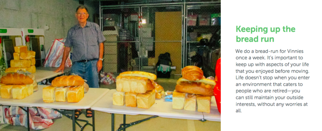 Keeping up the bread run