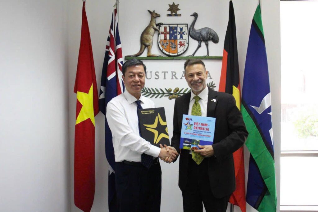 Book presentation to the Australian Ambassador to Vietnam