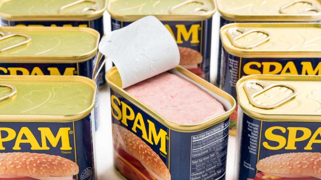 Spam tins