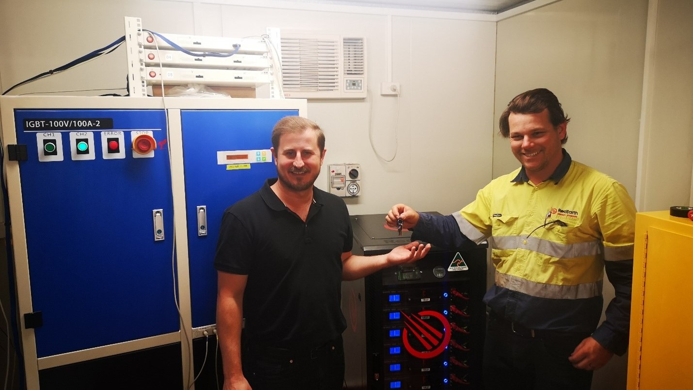 RedEarth installs Vault battery system at the NBTC National Battery