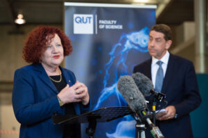 Professor Margaret Sheil and the Hon Cameron Dick MP