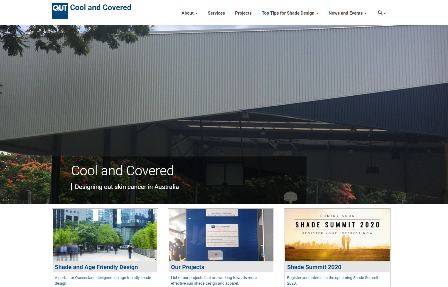 Cool And Covered Designing Out Skin Cancer In Australia Building Healthy Communities