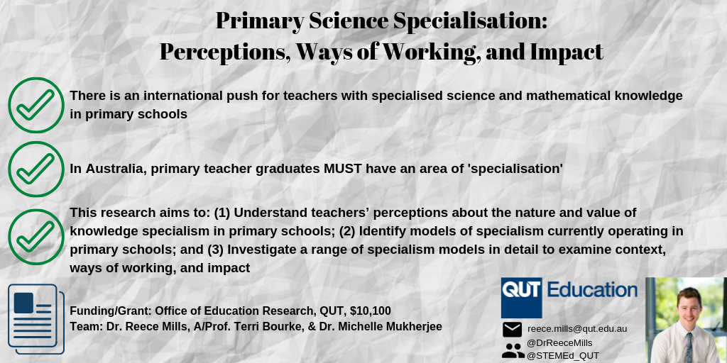 Primary Science Specialisation OER project